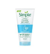 Simple Water Boost Micellar Gel Face Wash For Dry & Sensitive Skin 150 ml